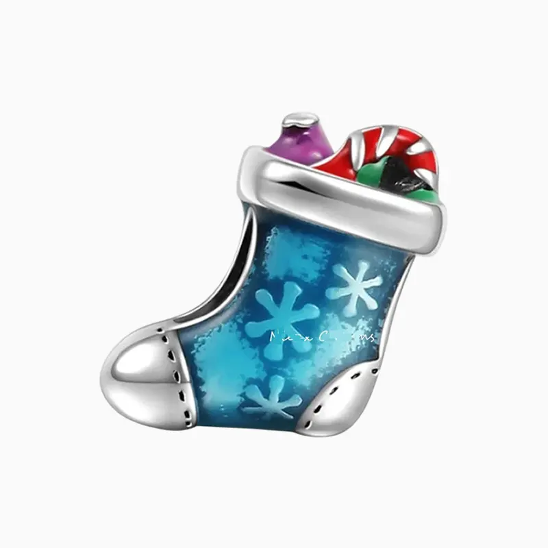 Charm Navidad Bota De Adorno