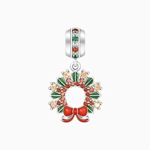 Charm Navidad Corona Brillante