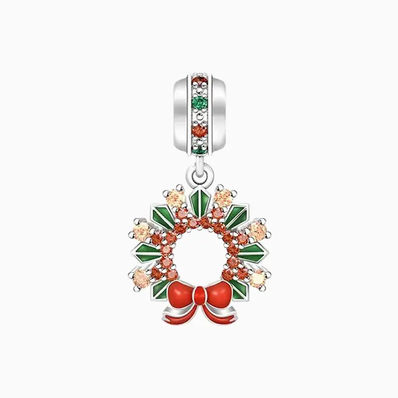 Charm Navidad Corona Brillante