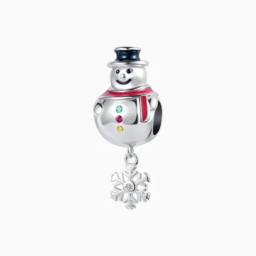 Charm Navidad Muñeco Copo De Nieve