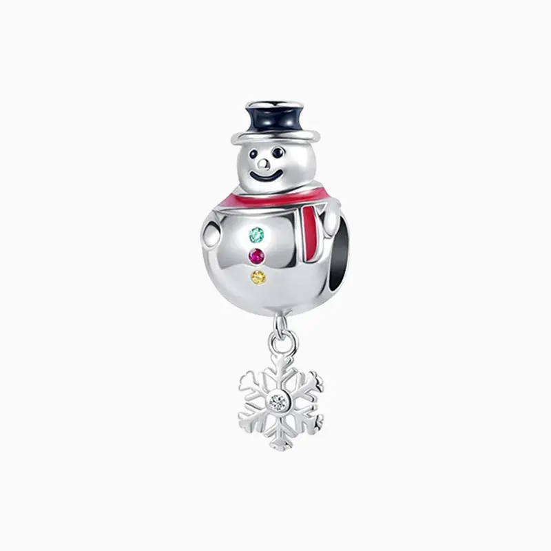 Charm Navidad Muñeco Copo De Nieve