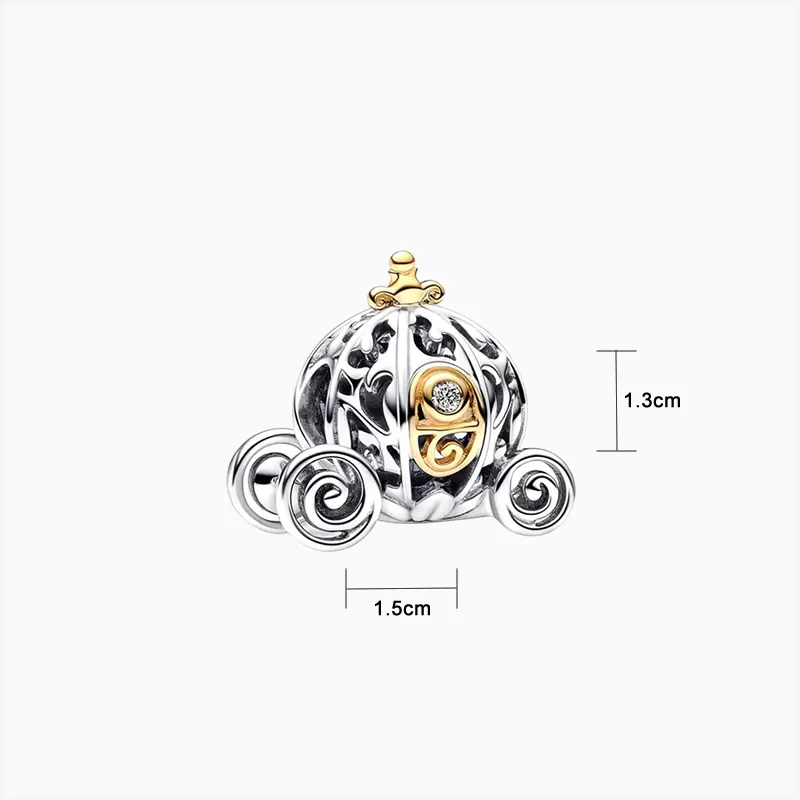 Charm Princesa Carruaje La Cenicienta Charm Princesa Carruaje La Cenicienta