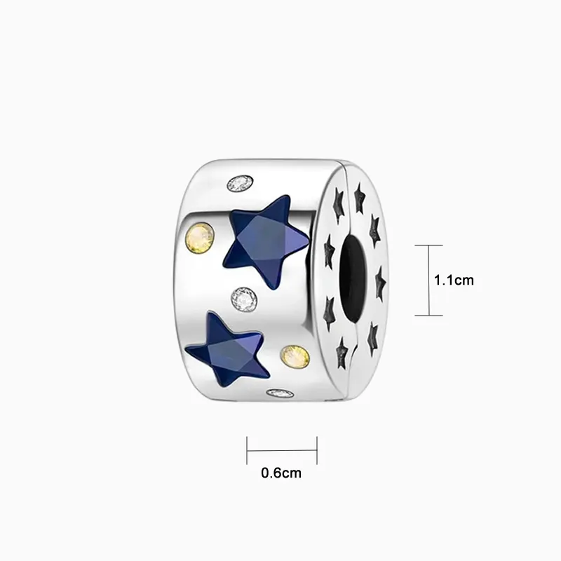 Charm Separador Estrellas Azules