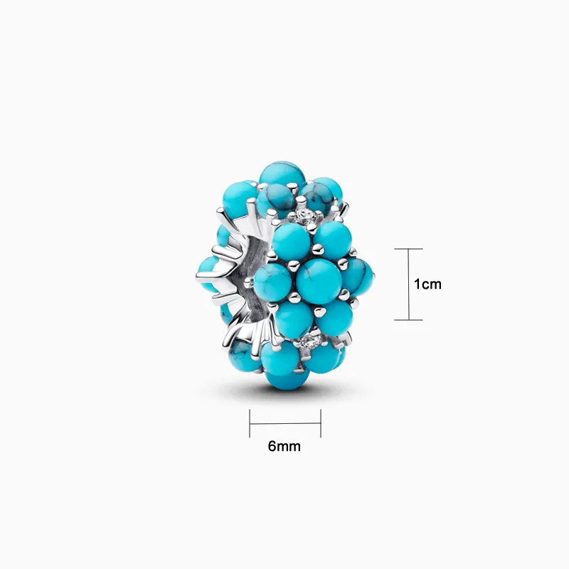 Charm Separador Océano Color Turquesa Charm Separador Océano Color Turquesa