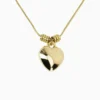 Collar De Oro Dije Corazón Dorado