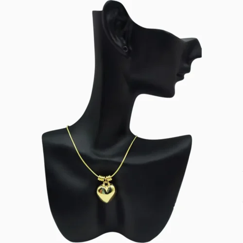 Collar De Oro Dije Corazón Dorado