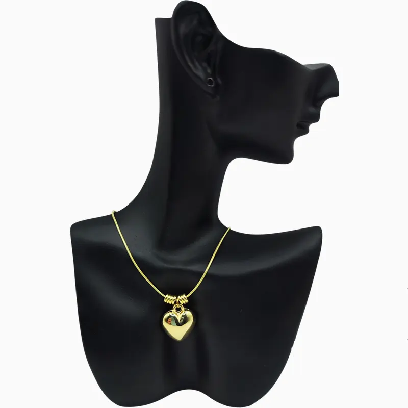 Collar De Oro Dije Corazón Dorado