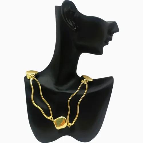 Collar De Oro Eslabones Dorados