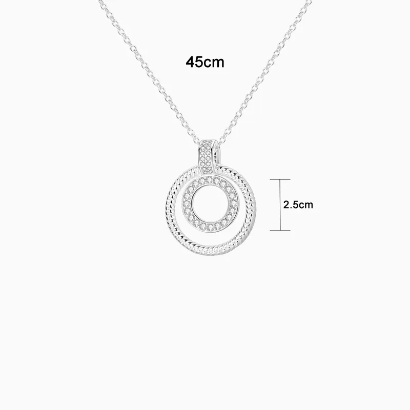 Collar De Plata Dije Pavé