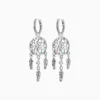Aretes Huggies De Plata Atrapasueños