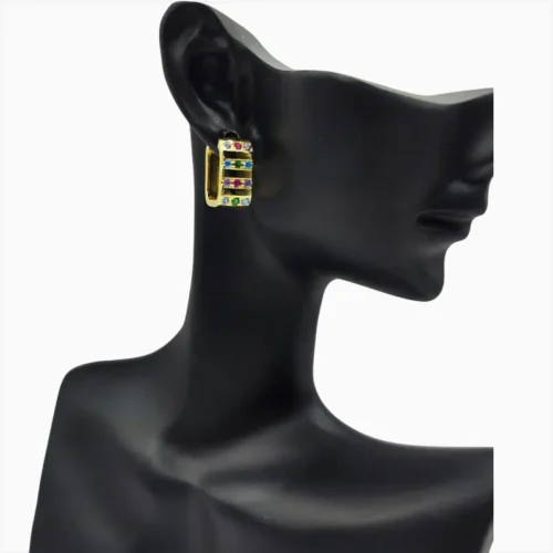 Aretes Huggies De Plata U Dorada