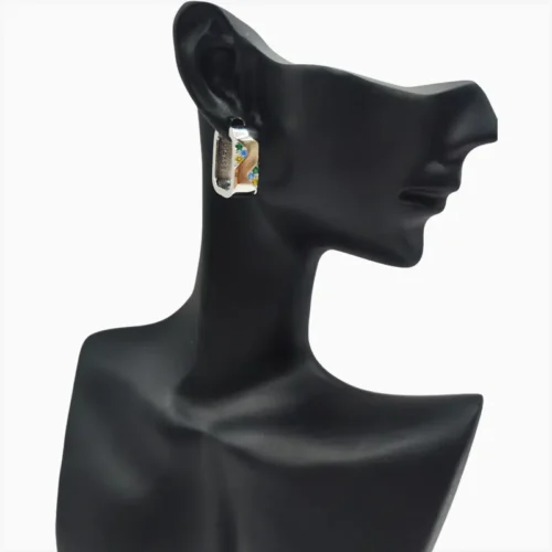 Aretes Huggies De Plata U