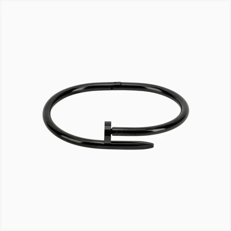 Pulsera De Acero Clavo Negro