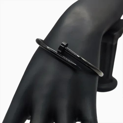 Pulsera De Acero Clavo Negro