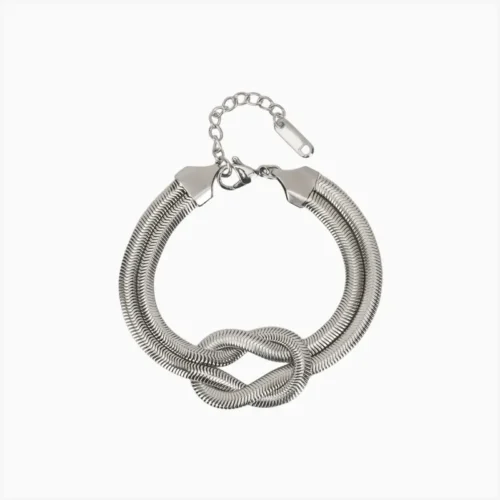 Pulsera De Acero Nudo Cola De Ratón