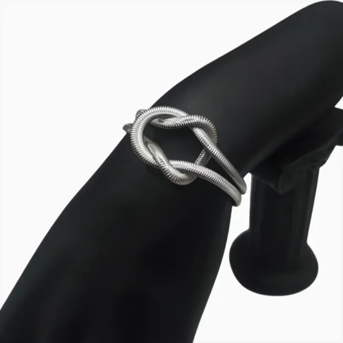 Pulsera De Acero Nudo Cola De Ratón