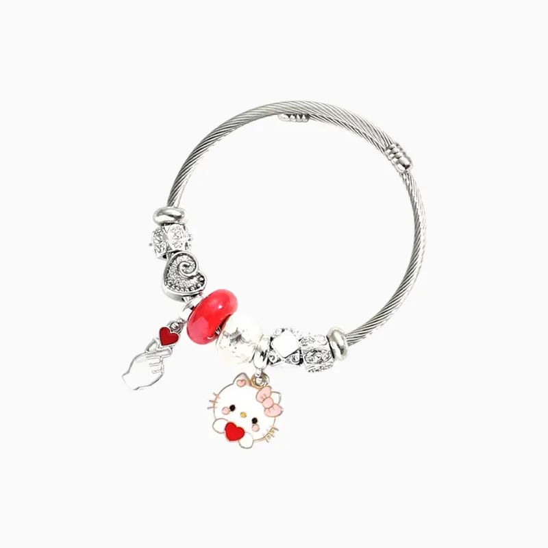 Pulsera De Acero Sanrio Hello Kitty