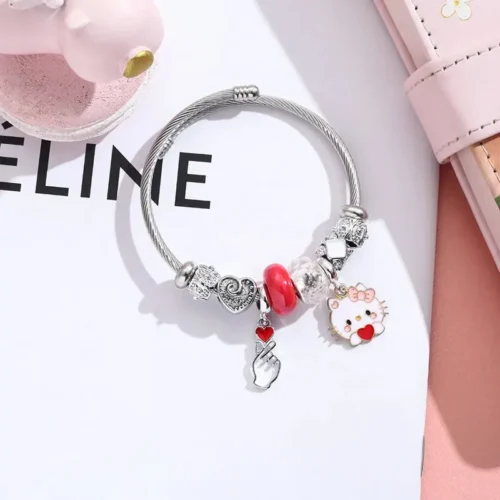 Pulsera De Acero Sanrio Hello Kitty