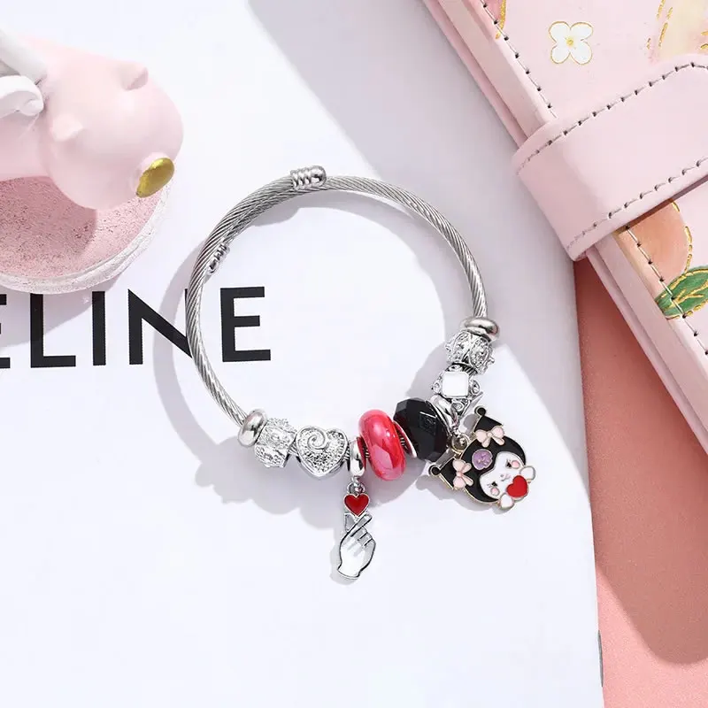 Pulsera De Acero Sanrio Kuromi