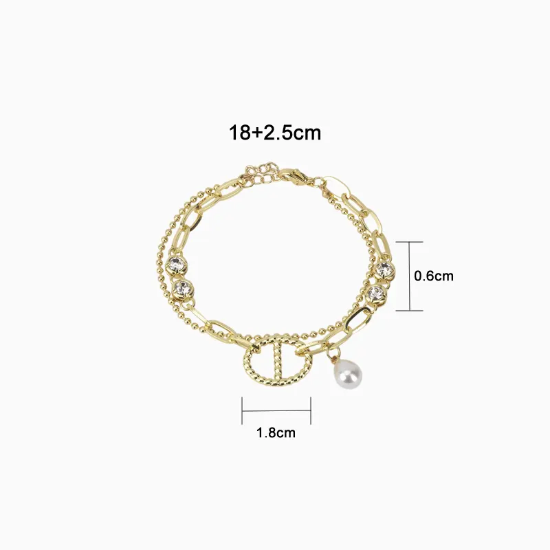 Pulsera De Oro Bolitas Con Perla Pulsera De Oro Bolitas Con Perla