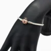 Pulsera De Plata Catarina Rosa