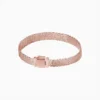 Pulsera De Plata Cinturon Rosa Pulsera De Plata Cinturon Rosa