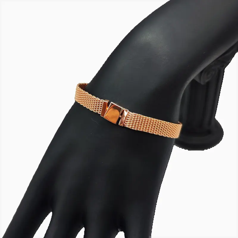 Pulsera De Plata Cinturon Rosa Pulsera De Plata Cinturon Rosa