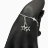 Pulsera De Plata Estrellas Brillantes Pulsera De Plata Estrellas Brillantes