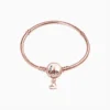 Pulsera De Plata Love Rosa