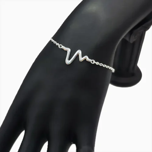 Pulsera De Plata Pulso Liso