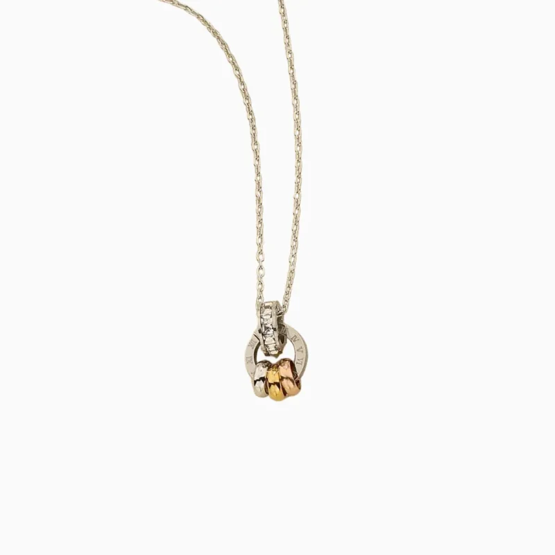 Collar De Acero Números Romanos Tricolor