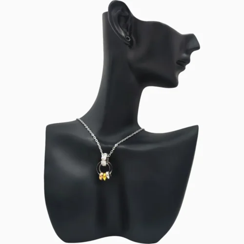 Collar De Acero Números Romanos Tricolor