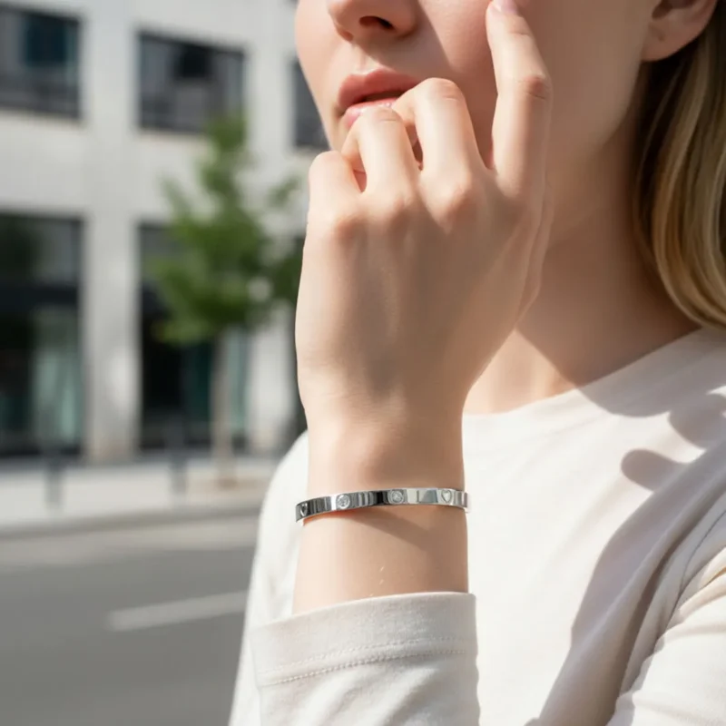 Pulsera De Acero Forever Love