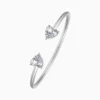 Pulsera De Acero Brazalete Corazones