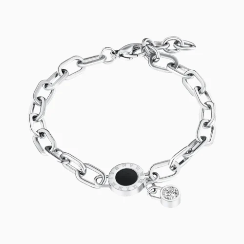 Pulsera De Acero Eslabones Números Romanos Pulsera De Acero Eslabones Números Romanos