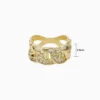 Anillo De Oro Argolla Orgánica