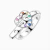 Anillo De Plata Cinturón De Corazón