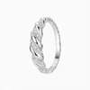 Anillo De Plata Cuerda Brillante