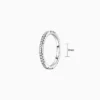 Anillo De Plata Fila Brillante