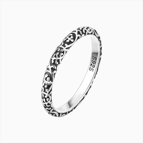 Anillo De Plata Flor De Luna