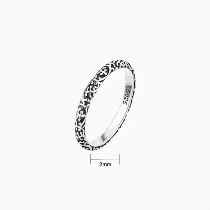 Anillo De Plata Flor De Luna