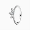 Anillo De Plata Herbario Brillante