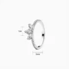 Anillo De Plata Herbario Brillante