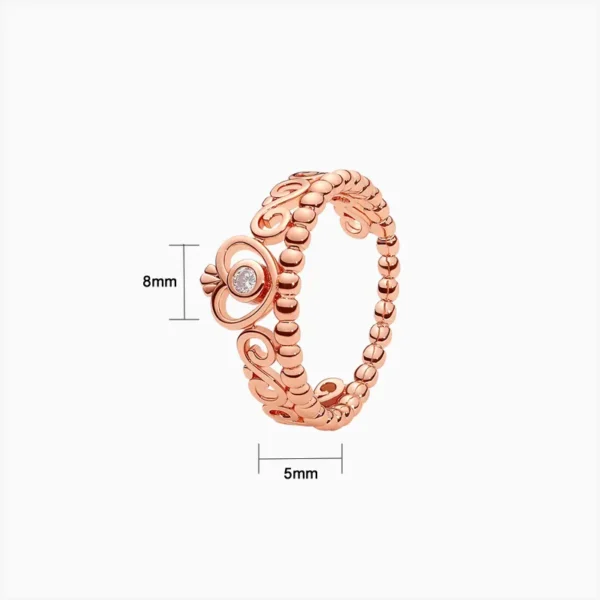 Anillo De Plata MI Princesa Rosa