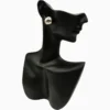 Aretes Broquel De Acero Bola Plateada