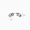 Aretes Broquel De Acero Doble Gota