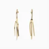 Aretes Largos De Oro Cola De Ratón