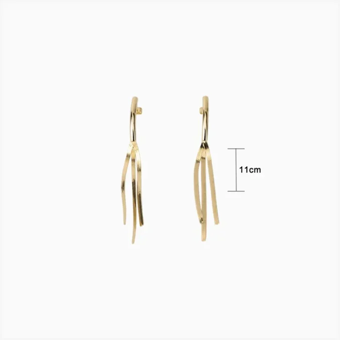 Aretes De Oro Cola De Ratón