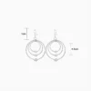 Aretes De Plata Alineación Planetaria