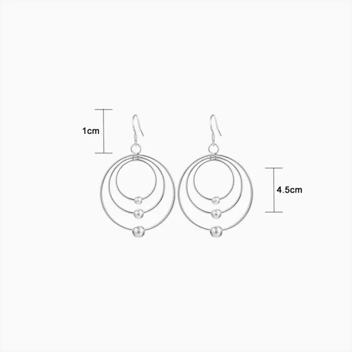 Aretes De Plata Alineación Planetaria